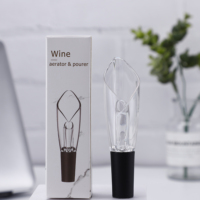 Verseur d'aérateur de vin, élimine les fuites et les déversements décanteur de vin rouge aérateur intégré, mini verseur de bouteille de vin aérateur portable