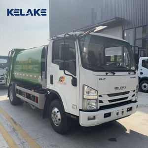 Camion compacteur de déchets neuf ISUZU 4x2, châssis, capacité 5-20 mètres cubes, collecteur de déchets hydraulique pour la gestion des déchets solides - Product Image 1