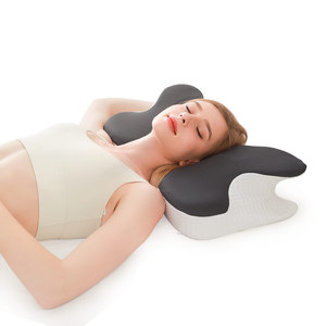 <span class=keywords><strong>Oreiller</strong></span> thérapeutique en mousse à mémoire de forme tissée en forme de papillon, soutien zoné 6D, orthopédique pour le cou, sommeil profond, ergonomique, vente en gros - Product Image 6