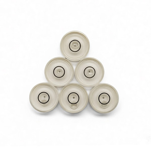 Nivel de burbuja DIY de 24x7, indicador horizontal de plástico blanco para herramientas de medición - Product Image 4