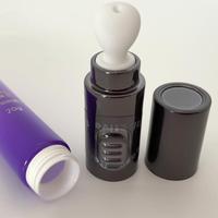 Tube en PE personnalisé de luxe de 20 g avec tête de vibration en céramique pour le massage, emballage pour crème pour les yeux, essence pour les yeux et soins du contour des yeux