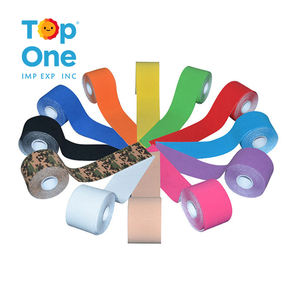 Top One, venta al por mayor, fisioterapia de rodilla personalizada, médica, atlética, precortada, 5cm, 10cm, cinta de kinesiología deportiva muscular impermeable - Product Image 2