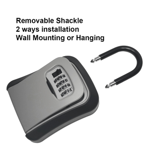 Kim loại heavy duty Xách Tay Hộp khóa cho các phím ngoài trời Wall-Mount <span class=keywords><strong>Combo</strong></span> Door Key khóa hộp an toàn - Product Image 4