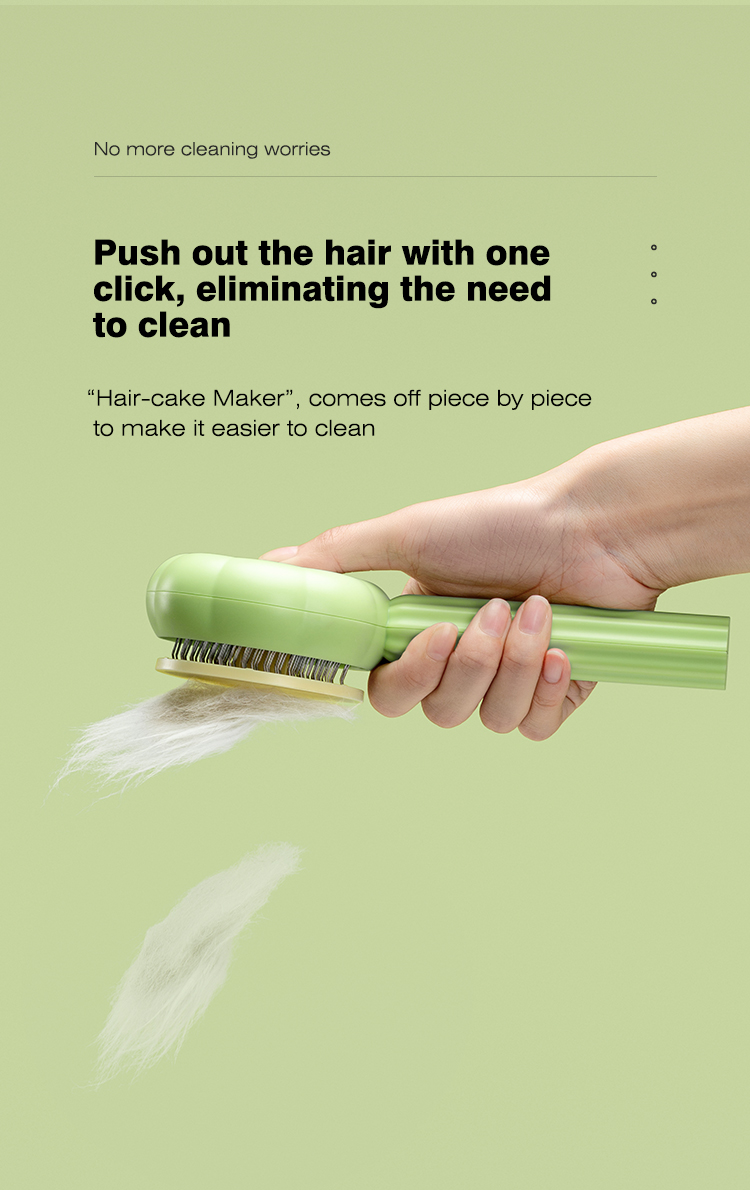 Flower Shaped Dogs Cat Hair Brush Remover Self Cleaning Slicker Sunflower Pet Dematting Comb