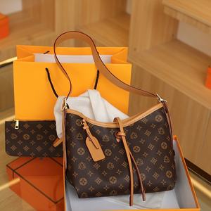 Bolso Tote de Marca Reconocida para Mujer, Modelo 2025, Bolso de Compras de Tela Estampada, Bolso de Hombro de Lona Lujoso para Madre e Hija, Color Marrón - Product Image 5