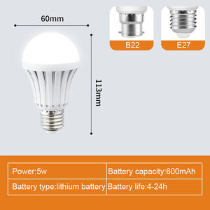 Bombilla LED Vitson, Base E27, 5W 7W 9W 12W, SMD 2835, Luz Diurna 5000K, Aluminio, Forma B12, Certificación RoHS, CA 85-265V, para Uso Residencial - Product Image 3