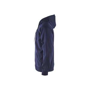 BLAKLADER - 336610488800XS Sudadera con capucha full zip Azul marino-EAN 7330509389096 WORK HOODIES - Product Image 5