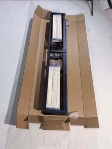 Khung giường nền đen hiện đại với thiết kế bằng gỗ và kim loại, tiện lợi cho việc lắp ráp giường gấp trong phòng ngủ theo phong cách hiện đại - Product Image 2