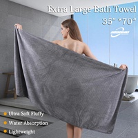 Serviette de bain en corail tissé sur mesure, écologique, séchage rapide, douce, en velours de corail, ensemble de serviettes de bain pour salon de spa