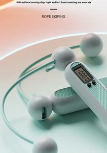 Kualitas tinggi Digital pintar menghitung plastik PVC tali lompat peralatan kebugaran rumah untuk penurunan berat badan latihan nirkabel untuk tinju - Product Image 4