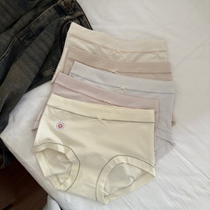 Culottes thermiques d'hiver unies, antibactériennes de qualité médicale, taille mi-haute, grande taille, extensibles et confortables, 95,1 % coton et 5 % élasthanne - Product Image 3