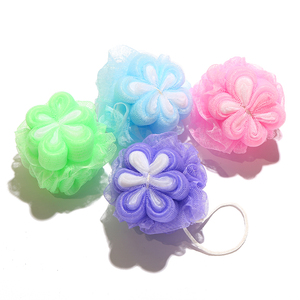 Éponges <span class=keywords><strong>de</strong></span> Bain Luxueuses et Écologiques en Maille Douce, Durables, Exfoliantes, Type <span class=keywords><strong>Fleur</strong></span>, en Plastique PE, pour la <span class=keywords><strong>Douche</strong></span> - Product Image 1