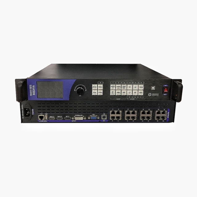 Linsn Custom X8216 Video Processor Supports HD 10bit 10 Million Pixels 8192*4000 120HZ/3D Display for LCD Boards Accessories