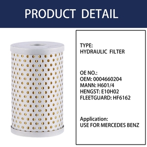 Filtro Olio Idraulico UNITRUCK per Ricambi Camion MERCEDES BENZ <span class=keywords><strong>DAF</strong></span> RENAULT VOLVO <span class=keywords><strong>IVECO</strong></span> 0004660204 H601/4 E10H02 HF6162 - Product Image 4
