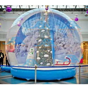 Bán Chạy Quả Cầu Tuyết Khổng Lồ Bơm Hơi Quả Cầu Tuyết Giáng Sinh Bơm Hơi Cỡ Người Có Tuyết - Product Image 6