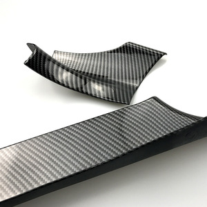 Mercedes-Benz Center Console Carbon Fiber Trim Panel For C-Class GLC C180L C200L GLC260 Interior Modification - Product Image 5