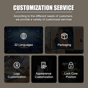 แอป Tuya อัตโนมัติเต็มรูปแบบใหม่ล็อคดิจิตอลอัจฉริยะแบบบูรณาการสำหรับประตูเหล็ก - Product Image 6