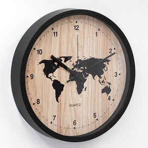 Competitive Price Modern Design <strong>Wall</strong> <strong>Clock</strong> Metal <strong>Frame</strong> <strong>MDF</strong> Battery Operated Silent 8 Inches <strong>Wall</strong> <strong>Clock</strong> for Living Room - Product Image 2
