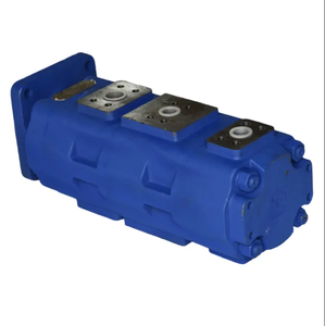Repuestos Hidráulicos para Cargadoras: Bomba Hidráulica de Triple Engranaje con Eje Recto de Hierro Fundido Azul al por Mayor - Product Image 4