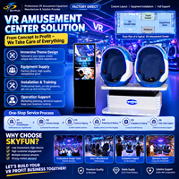 Simulateur de cinéma VR 9D en forme d'œuf, casques VR 3D, lunettes de réalité virtuelle, équipement de jeux de réalité virtuelle pour parc d'attractions et salle d'arcade