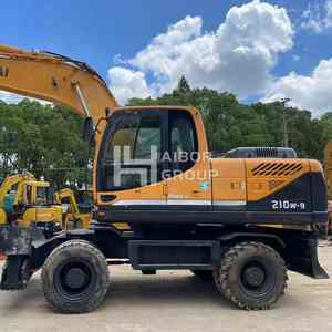 Gebruikte Wielgraafmachine Hyundai 210W-9 Hyundai Digger 210W-9 Wielgraafmachine Gebruikte Graafmachine In Goede Staat - Product Image 4