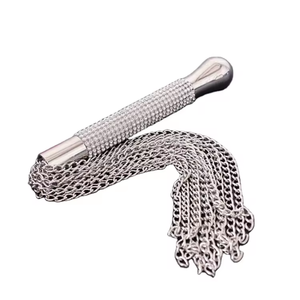 Originele fabrieksdirecte verkoop sekszweep BDSM-spanking zweep seksueel speeltje leren paddle met diamant seksspeeltjes voor volwassen koppels - Product Image 1