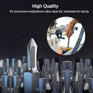 42 in 1 Magnetic <b>Screwdriver</b> Set with Interchangeable Bits and Detachable Ratchet Handle for DIY Repair Tasks - Product Image 4