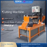 Machine de découpe de pierre de bureau, machine de découpe de pavés, de briques réfractaires, machine de découpe de marbre inclinable, coupe-briques en béton