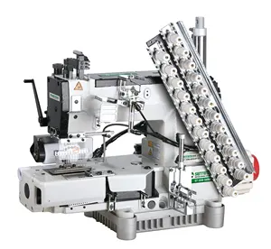 Máquina DE COSER multiaguja ST 008-12064P/UT 12 agujas con recortadora automática