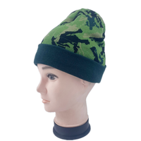 OEM, bonnets en acrylique à imprimé numérique jacquard réversible de haute qualité, vente en gros