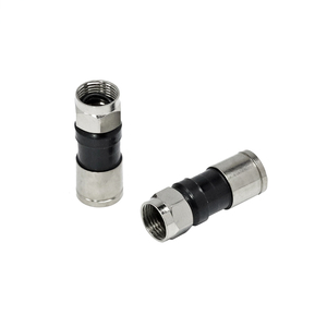Mannelijke TV satelliet RF CATV adapter met messing BNC <span class=keywords><strong>connector</strong></span> <span class=keywords><strong>RG11</strong></span> RG58 RG59 RG6 compressie coaxiale kabel voor TV - Product Image 4