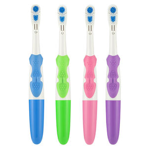 2025 घूर्णन जीवन दोहरी सिर बैटरी इलेक्ट्रिक टूथब्रश कस्टम लोगो के साथ - Product Image 5