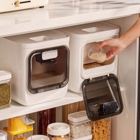 Boîte de rangement hermétique pour riz et farine, grande capacité, en PET moulé par injection, pour armoire de cuisine