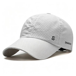 Cappellino da Baseball Perforato ad Asciugatura Rapida, Leggero e Traspirante, con Decorazione Lettera S, Regolabile, Unisex per Corsa e Attività all'Aperto - Product Image 4