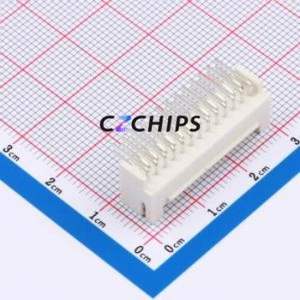 HC-PHB-2*13AW-05 Wire-to-Board Pin Header Bent Lead Through Hole,P=2mm Connector 2x13P 2mm Right Angle Insert 26P - Product Image 2