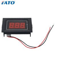 Voltmeter Digital FATO D85 2-kabel LCD Panel Meter Digital Display AC Tester 80-500V untuk Penggunaan Industri