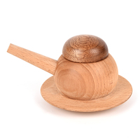 Ensemble de cheminées à fumée en bois pour cocktails, pour infuser du fumée de whisky, pour bar à domicile et restaurant, emballage personnalisé, 5-10 cm