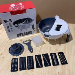 Cuchillo de Cocina Multifuncional 9 en 1 con Nueve Cuchillas, Material PP Ecológico de Grado Alimenticio, Herramienta para Cortar Frutas y Verduras - Product Image 4