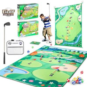 Jinying Ensemble de tapis de <span class=keywords><strong>jeu</strong></span> de golf avec fonction de chipping, <span class=keywords><strong>jouet</strong></span> de sport d'intérieur et ensemble de <span class=keywords><strong>jeu</strong></span> de golf en plein air pour enfants - Product Image 4