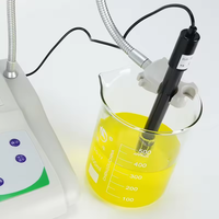 Testeur de pH-mètre numérique portable de haute qualité Instrument de laboratoire de haute précision Cliniques vétérinaires Hôpitaux Prix d'usine
