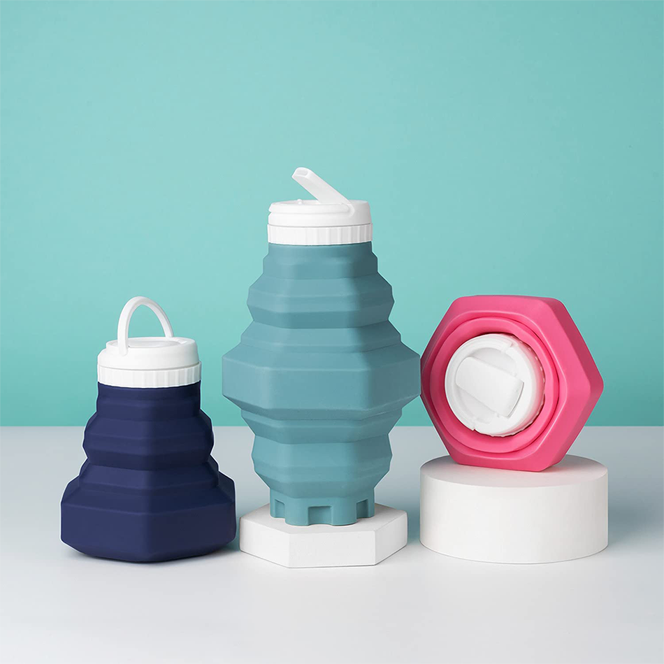 Groothandel 500Ml Grote Capaciteit Siliconen Opvouwbare Waterfles Voor Reizen Sport Direct Drinken****^^^^ https://www.siboasi.com