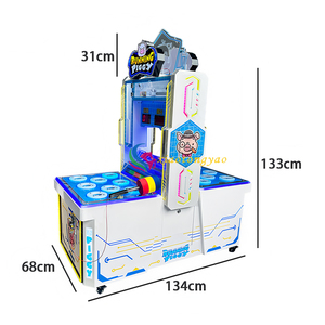 Máquina de Juego Arcade Operada con Monedas para Niños, Juego de Boxeo y Golpeo de Cerdo, 2 Jugadores, Soporte en Inglés - Product Image 5