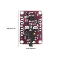 Módulo DAC Estéreo CJMCU-1334 UDA1334A I2S, Decodificador de Audio para Arduino Raspberry Pi DIY