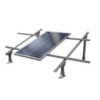 Rail de montage solaire en alliage d'aluminium à prix d'usine pour structure de support de panneaux solaires sur toiture