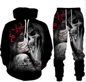 Felpa <span class=keywords><strong>con</strong></span> cappuccio <span class=keywords><strong>con</strong></span> motivo <span class=keywords><strong>scheletro</strong></span> 2024 nuova felpa natalizia <span class=keywords><strong>con</strong></span> stampa digitale 3d alla moda - Product Image 4