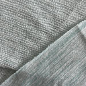 フレンチテリーテリーニット生地糸染めポリコットンブレンドスウェットシャツ生地スポーツウェア生地ニット生地 - Product Image 4