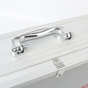 Dụng cụ lưu trữ hộp nhôm Khóa Cặp tài liệu cứng trường hợp ngắn gọn người đàn ông nhỏ Vali vali hộp kim loại cứng - Product Image 5