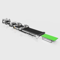 Série de lignes de découpe laser à bobine, déroulage, nivellement et découpe à plat de 1,5 kW, 2 kW, 3 kW, avec Yaskawa AI/PLT, haute précision, refroidie par eau