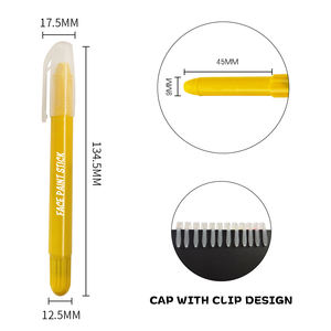 Pintura en la cara para fanáticos del fútbol Pintura corporal lavable Crayon Stick - Product Image 4