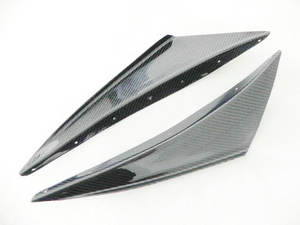 De fibra de carbono piezas del coche para la evolución 6 parachoques delantero Canard - Product Image 3